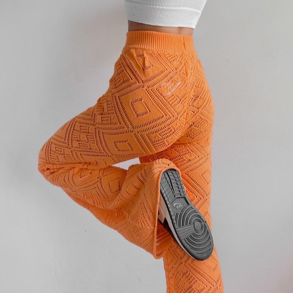 Free People Pants - Free People Beach Knit Swim Wear Bell Bottom Pants